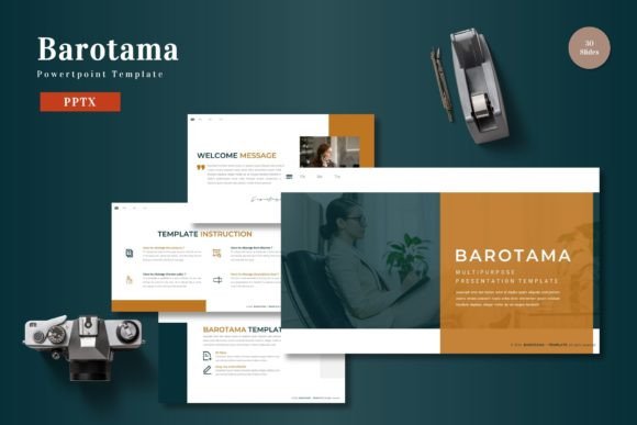 Barotama - Powerpoint Template: Elevate Your Presentations with Style and Substance