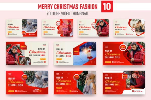 Christmas Fashion Sale Thumbnail Guide