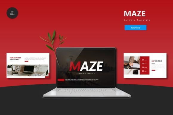 Maze - Keynote Template: A Strategic Tool for Effective Presentation Design