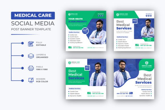 Medical Health Care Social Media: Templates That Work
