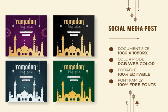 Ramadan Kareem Islamic Social Media Posts: How to Create Stunning Banner Designs for the Holy Month