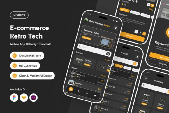 Unit 01 - E-commerce Retro Tech Mobile: Analog Heart, Digital Soul